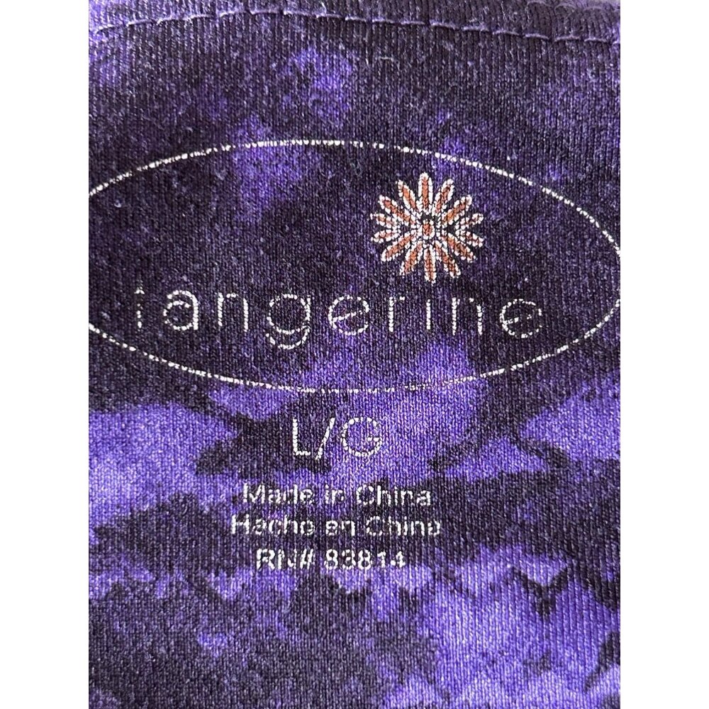 Purple and Black exercise stretch pants bottoms - Picture 4 of 6